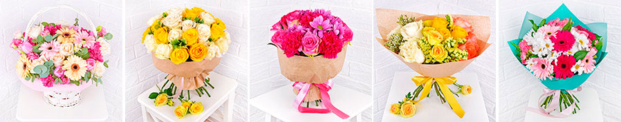 Букеты с доставкой в Комсомольске-на-Амуре от Гранд-Флора
